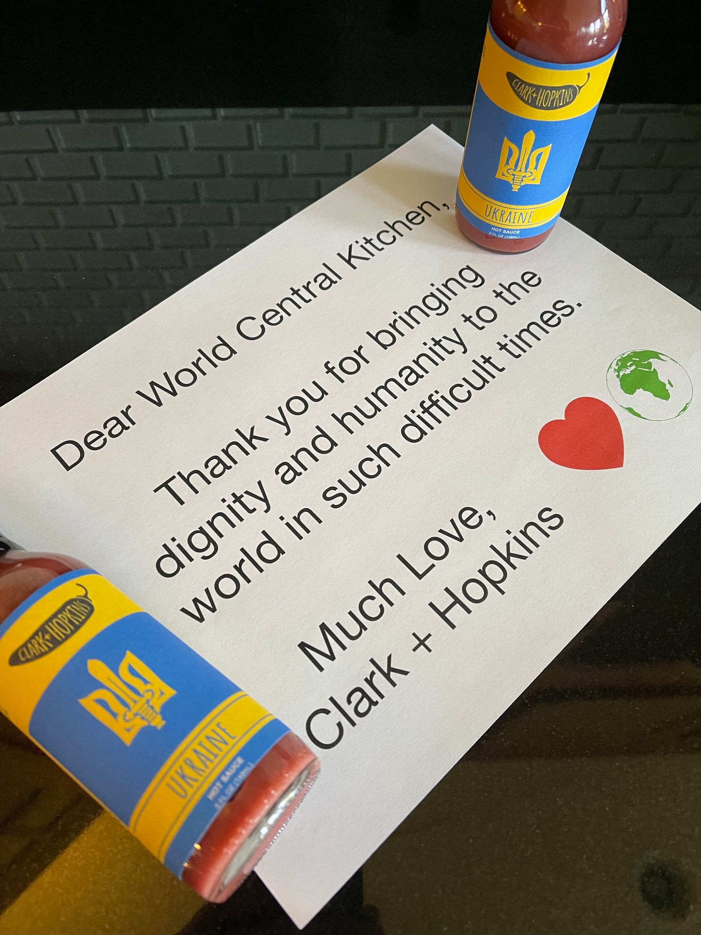 Mission Statement with the Ukraine Hot Sauce