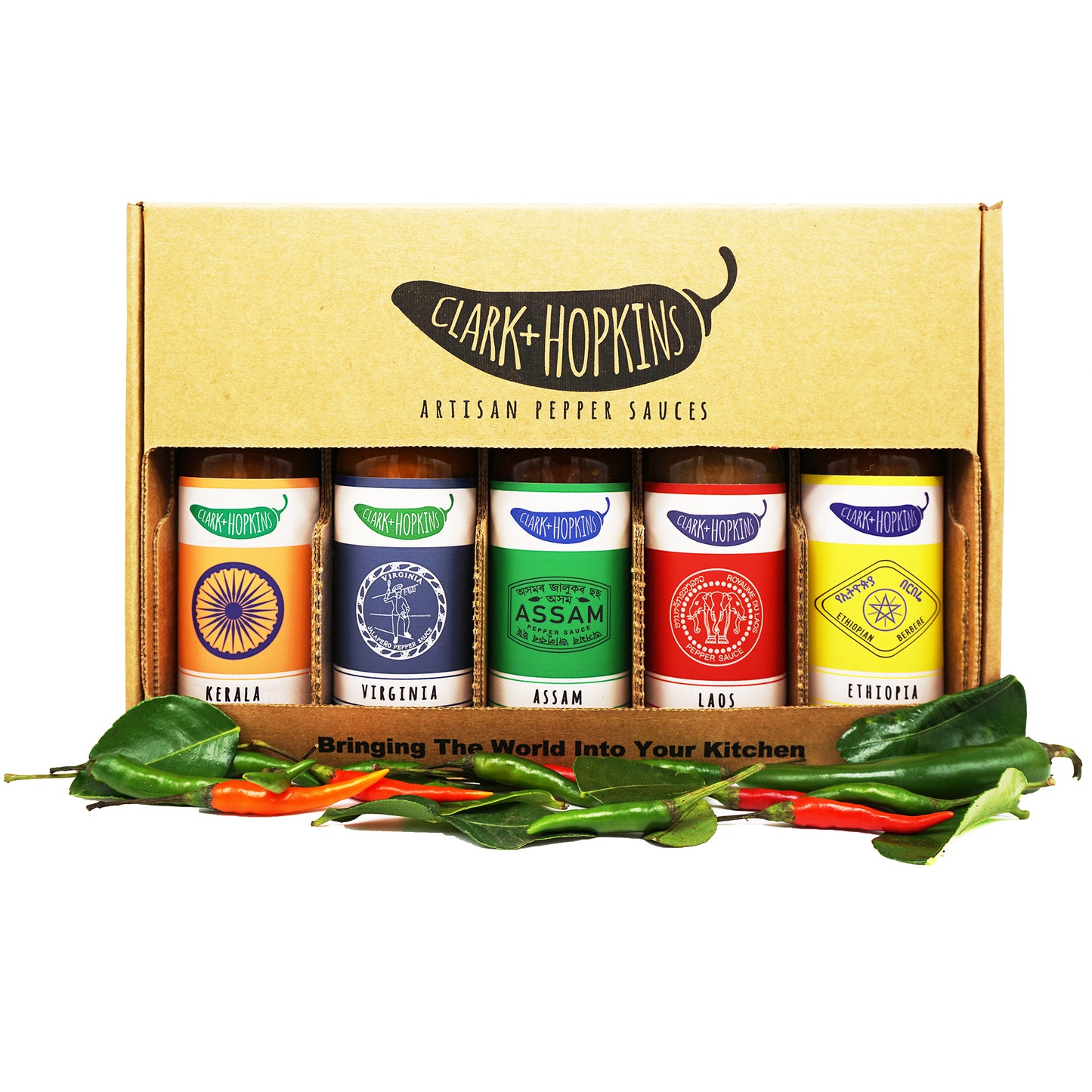 5-PACK GIFT BOX peppers kaffir lime leaves