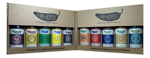 The Ultimate Gift for Foodies - Set of 10 Global Hot Sauces